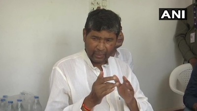 LJP leader Pashupati Paras, who is the brother of the late Ram Vilas Paswan, told reporters that he idealises his late brother (ANI Photo) LJP leader Pashupati Paras, who is the brother of the late Ram Vilas Paswan, told reporters that he idealises his late brother (ANI Photo)