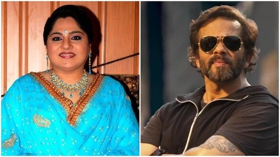 Shagufta Ali and Rohit Shetty