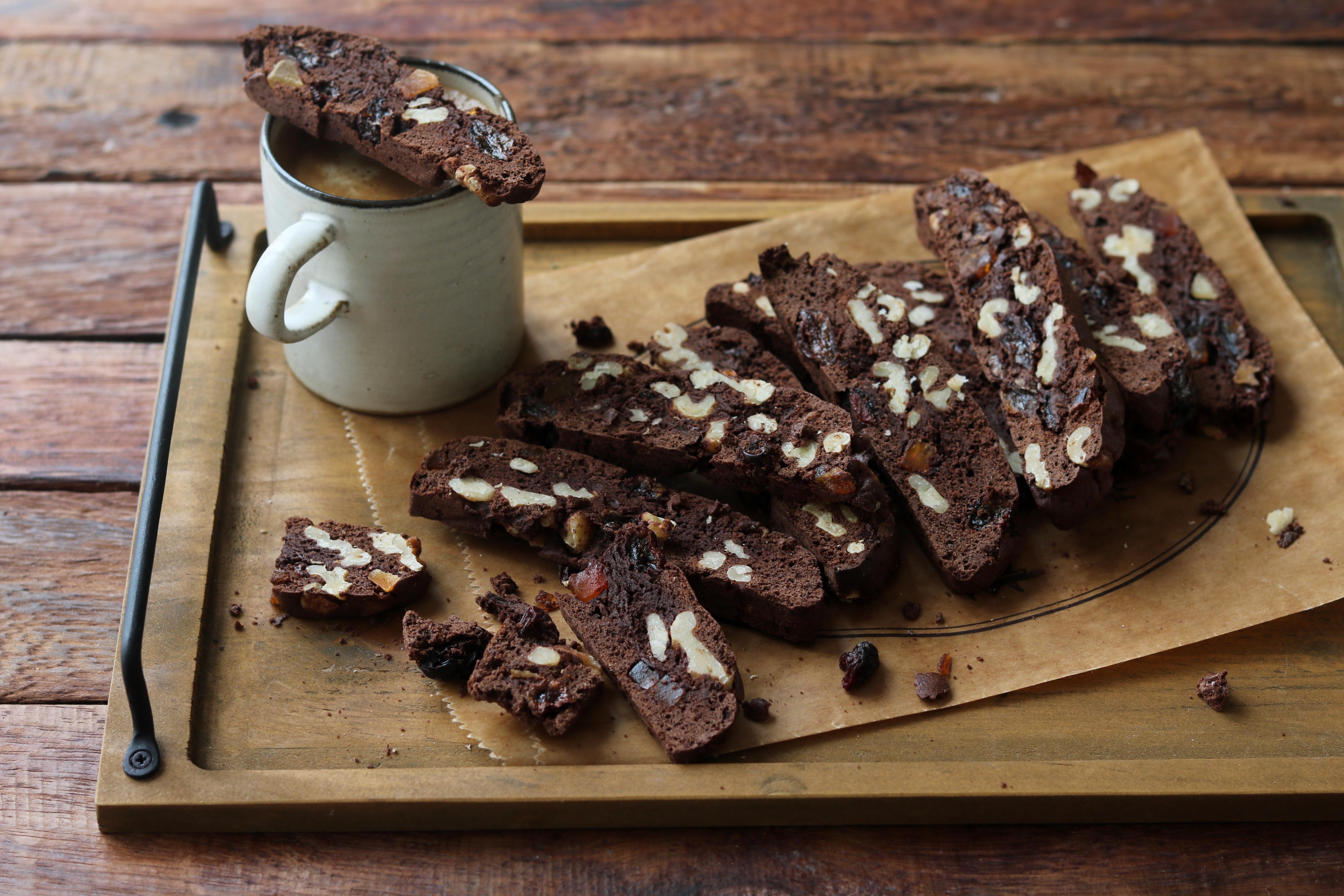 Walnuts and Cocoa Biscotti(California Walnuts) Walnuts and Cocoa Biscotti(California Walnuts)