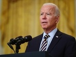 In a speech on Thursday, Joe Biden strongly defended his decision to pull US military forces out of Afghanistan. In a speech on Thursday, Joe Biden strongly defended his decision to pull US military forces out of Afghanistan.
