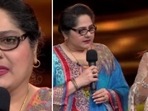 Shagufta Ali with Madhuri Dixit on Dance Deewane 3. Shagufta Ali with Madhuri Dixit on Dance Deewane 3.