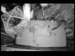 The image shows the terrifying moment when a tree fell through the roof over the five-month-old. The image shows the terrifying moment when a tree fell through the roof over the five-month-old.