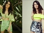 Feels Like Ishq: Radhika Madan slays satin co-ords, neon green off-shoulder top