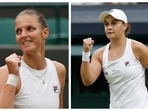Karolina Pliskova and Ashleigh Barty Karolina Pliskova and Ashleigh Barty