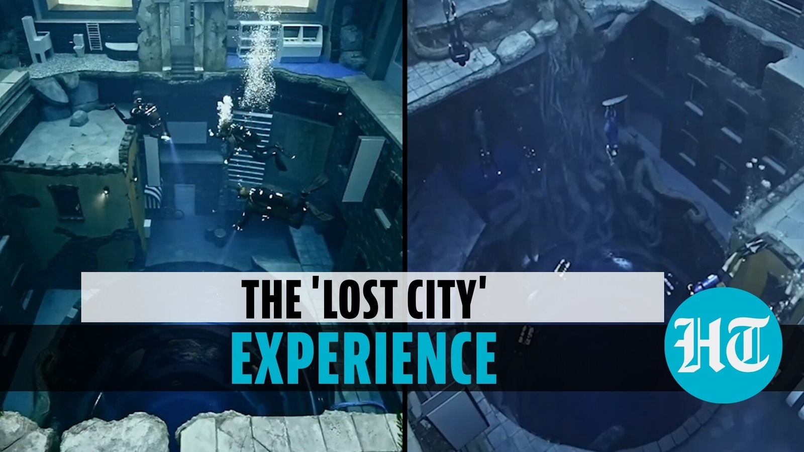 Watch 'Sunken city' inside world's deepest pool in Dubai Hindustan Times