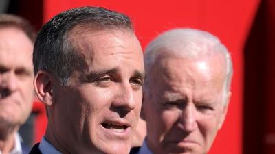Los Angeles mayor Eric Garcetti will be one of the more high-profile announcements for the administration given the focus the US president has brought on the ties with India (REUTERS) Los Angeles mayor Eric Garcetti will be one of the more high-profile announcements for the administration given the focus the US president has brought on the ties with India (REUTERS)