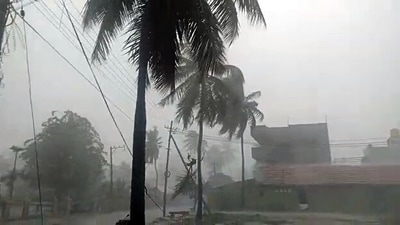 A view of the clouds hover the sky during heavy rain with strong wind, in Mandya in this file photo from May. (ANI Photo) A view of the clouds hover the sky during heavy rain with strong wind, in Mandya in this file photo from May. (ANI Photo)