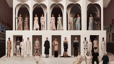 Models present creations from Fendi's latest collection. (Instagram) Models present creations from Fendi's latest collection. (Instagram)