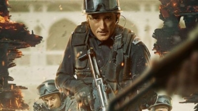 State of Siege Temple Attack movie review: Akshaye Khanna plays a soldier in the movie. State of Siege Temple Attack movie review: Akshaye Khanna plays a soldier in the movie.