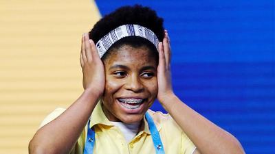 Zaila Avant-garde, 14, from New Orleans, Louisiana, reacts after winning the 2021 Scripps National Spelling Bee finals at the ESPN Wide World of Sports Complex at Walt Disney World Resort in Lake Buena Vista, Florida, US. (REUTERS) Zaila Avant-garde, 14, from New Orleans, Louisiana, reacts after winning the 2021 Scripps National Spelling Bee finals at the ESPN Wide World of Sports Complex at Walt Disney World Resort in Lake Buena Vista, Florida, US. (REUTERS)