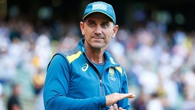 Australia coach Justin Langer. (Getty Images)
