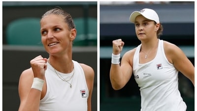 Karolina Pliskova and Ashleigh Barty Karolina Pliskova and Ashleigh Barty