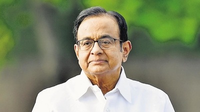 Congress leader P. Chidambaram (Ajay Aggarwal / HT PHOTO)