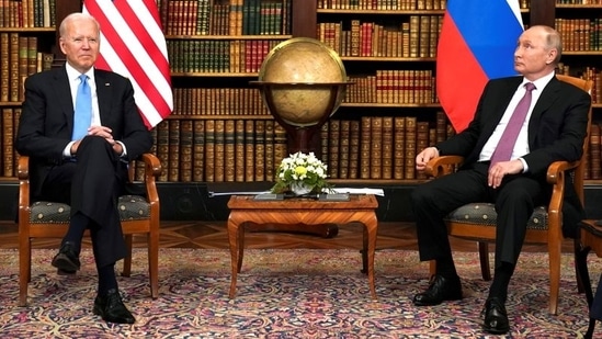 Joe Biden had warned Vladimir Putin about cyberattacks in person during a summit in Geneva last month.(Reuters)
