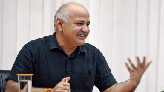 Delhi Deputy Chief Minister Manish Sisodia holds a meeting to discuss how to improve the quantum of support these athletes along with the Delhi Sports University Vice-Chancellor Karnam Malleshwari, in New Delhi on Friday. (ANI Photo)