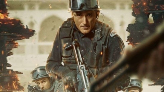 State of Siege Temple Attack movie review: Akshaye Khanna plays a soldier in the movie.