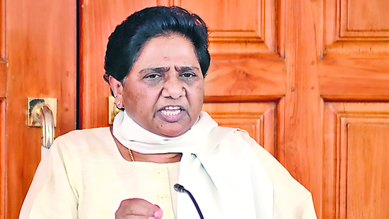 “The SP's attack on the BJP government is very deceiving and unbelievable because the SP regime was known for similar abuses of power deployed to win elections at all costs," said Mayawati(HT_PRINT)