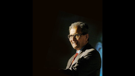 Amartya Sen, 87, won the Nobel Prize in Economic Science in 1998, “for his contributions to welfare economics.” He is currently Thomas W Lamont university professor, and professor of economics and philosophy, at Harvard. (AFP via Getty Images)