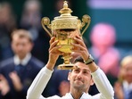 Wimbledon 2021 Final: Novak Djokovic's win-loss history and track record in Wimbledon finals.