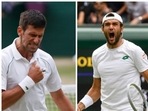 Novak Djokovic will face Matteo Berrettini in Wimbledon final.(Reuters) Novak Djokovic will face Matteo Berrettini in Wimbledon final.(Reuters)