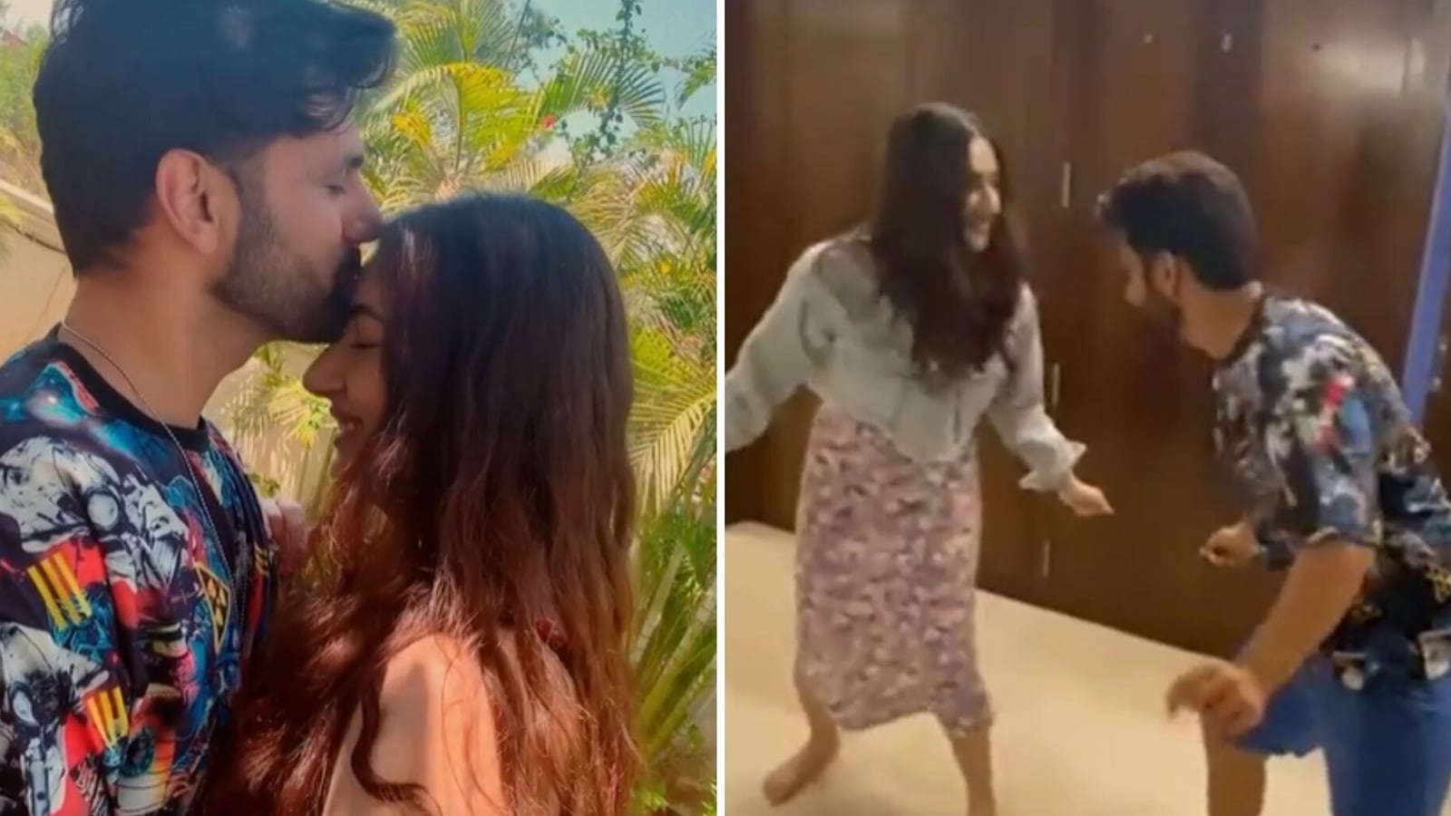 Rahul Vaidya-Disha Parmar’s sangeet rehearsal video drops online, fan notices Aly Goni connection. Watch