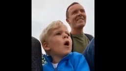 The video of the two-year-old's excited reaction on seeing the ocean for the first time has won people over.