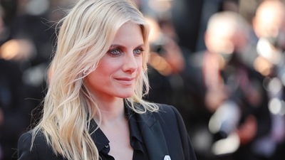 The 74th Cannes Film Festival - Screening of the film "Benedetta" in competition - Red Carpet Arrivals - Cannes, France, July 9, 2021. Jury member Melanie Laurent poses.  (REUTERS)