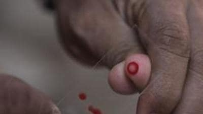 Visitors to the Guru Nanak Dev Hospital in Government Medical College, Amritsar, allege that getting blood on time was a major challenge for patients (HT file)