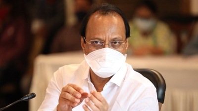 Maharashtra deputy chief minister Ajit Pawar said that BJP leader Devendra Fadnavis' claim that the state government levies tax on tax is a complete lie. (Twitter/@AjitPawarSpeaks) Maharashtra deputy chief minister Ajit Pawar said that BJP leader Devendra Fadnavis' claim that the state government levies tax on tax is a complete lie. (Twitter/@AjitPawarSpeaks)