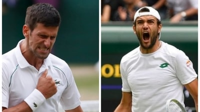 Novak Djokovic will face Matteo Berrettini in Wimbledon final. (Reuters) Novak Djokovic will face Matteo Berrettini in Wimbledon final. (Reuters)