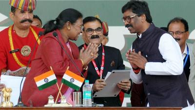 Murmu will relinquish office after spending over six years in Jharkhand Raj Bhawan---the longest for any governor in the state. (Diwakar Prasad/ Hindustan Times) Murmu will relinquish office after spending over six years in Jharkhand Raj Bhawan---the longest for any governor in the state. (Diwakar Prasad/ Hindustan Times)