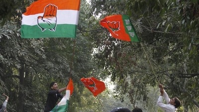 Congress general secretary Priyanka Gandhi Vadra alleged that the BJP had "crossed" all limits to stop the nomination of a woman in the polls. (Hindustan Times) Congress general secretary Priyanka Gandhi Vadra alleged that the BJP had "crossed" all limits to stop the nomination of a woman in the polls. (Hindustan Times)