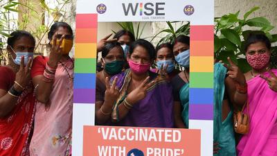 Vashi based NGO with NMMC has managed to get transgender persons vaccinated at Vashi in Navi Mumbai, July 9. (HT PHOTO) Vashi based NGO with NMMC has managed to get transgender persons vaccinated at Vashi in Navi Mumbai, July 9. (HT PHOTO)