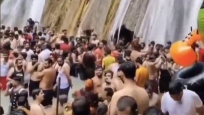 Photos and videos of the crowd from Manali, Mussoorie's Kempty Falls have gone viral on social media sending shockwaves to the local administrations.