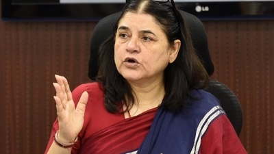 Maneka Gandhi has taken the onus and admitted that the video was indeed from her centre and she is shocked to the core. (HT Photo) Maneka Gandhi has taken the onus and admitted that the video was indeed from her centre and she is shocked to the core. (HT Photo)