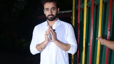 Pearl V Puri was spotted at an orphanage on Saturday. Pearl V Puri was spotted at an orphanage on Saturday.