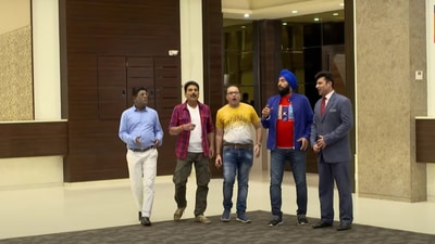 Taarak Mehta Ka Ooltah Chashmah gang was looking for the perfect party hall. Taarak Mehta Ka Ooltah Chashmah gang was looking for the perfect party hall.