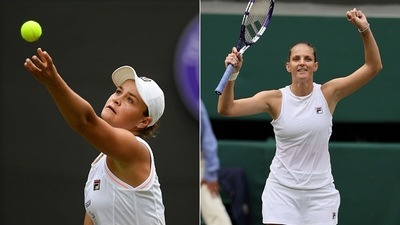 Ashleigh Barty will take on Karolina Pliskova in the summit clash. (Getty Images) Ashleigh Barty will take on Karolina Pliskova in the summit clash. (Getty Images)