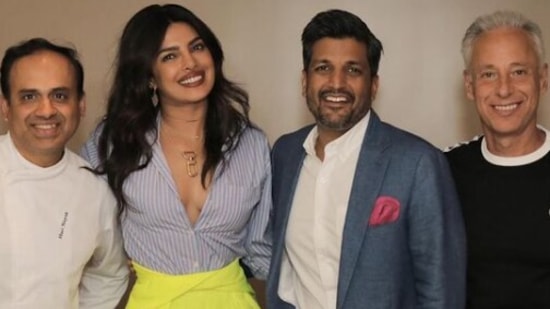 She also went to the kitchen and met the team "that makes @sonanewyork such a wholesome experience."(Instagram/@priyankachopra)