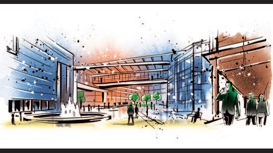 The plan envisions modern workspaces near transit nodes, co-working spaces for start-ups and better public and digital infrastructure around existing business hubs. Areas with high potential for economic growth will be notified as business promotion districts. (HT illustrations: Mohit Suneja and Gajanan Nirphale) The plan envisions modern workspaces near transit nodes, co-working spaces for start-ups and better public and digital infrastructure around existing business hubs. Areas with high potential for economic growth will be notified as business promotion districts. (HT illustrations: Mohit Suneja and Gajanan Nirphale)