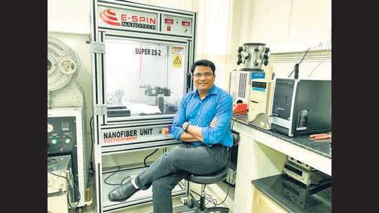 Sandip Patil, founder of startup E Spin Nanotech (HT) Sandip Patil, founder of startup E Spin Nanotech (HT)