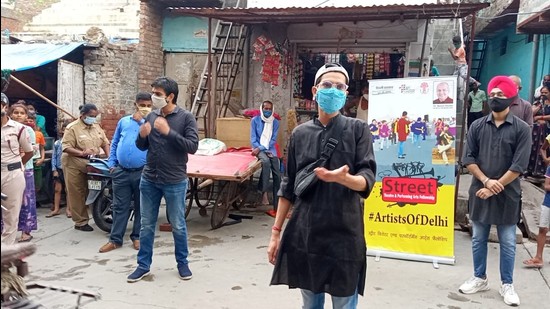 Delhi-based young artistes are performing street plays to create awareness on the need to get vaccinated, and follow Covid appropriate behaviour.