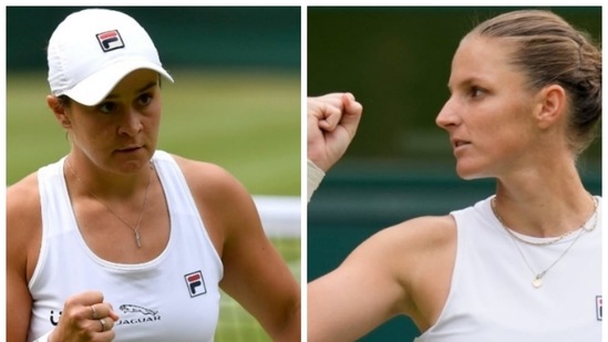 Wimbledon 2021 final, Ash Barty vs Karolina Pliskova: A glance through road to final, head-to-head battle preview.(HT Collage.)