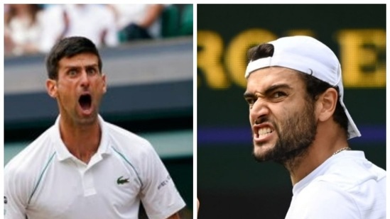 Wimbledon 2021 final, Novak Djokovic vs Matteo Berrettini: A glance through road to final, head-to-head battle preview.(HT Collage)