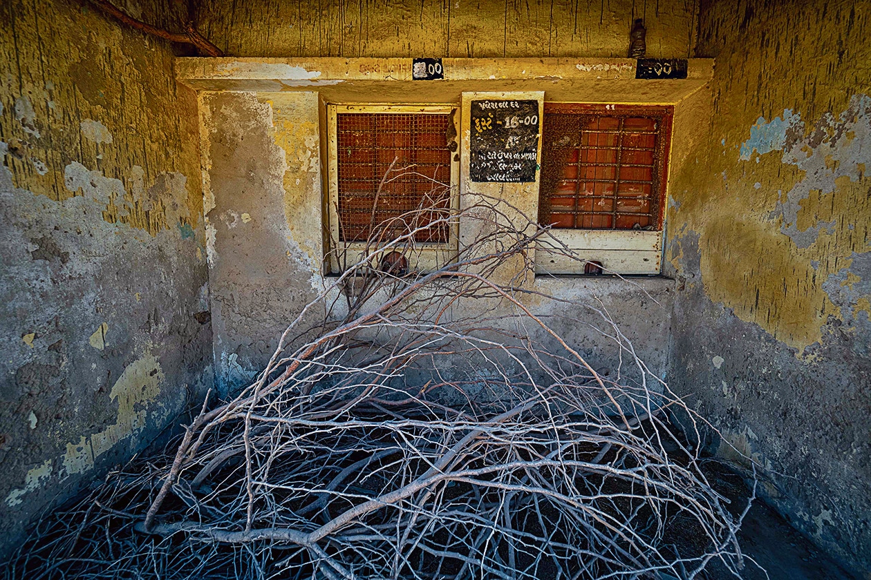 The box office at Ashok Talkies in Mithapur, Gujarat. (Hemant Chaturvedi) The box office at Ashok Talkies in Mithapur, Gujarat. (Hemant Chaturvedi)