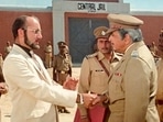 Anupam Kher starred alongside Dilip Kumar in Karma. Anupam Kher starred alongside Dilip Kumar in Karma.