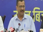 Delhi chief minister Arvind Kejriwal's visit to Dehradun is crucial in view of the assembly elections in the state in 2022.(ANI Photo)