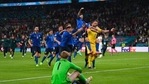 Italian players celebrate after the penalty shootout of the Euro 2020 soccer final match.(AP) Italian players celebrate after the penalty shootout of the Euro 2020 soccer final match.(AP)