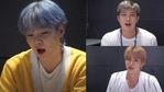 BTS members Suga, RM and Jin in the new Bangtan Bomb video. BTS members Suga, RM and Jin in the new Bangtan Bomb video.