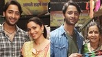 Shaheer Sheikh, Ankita Lokhande and Usha Nadkarni on the sets of Pavitra Rishta 2. Shaheer Sheikh, Ankita Lokhande and Usha Nadkarni on the sets of Pavitra Rishta 2.
